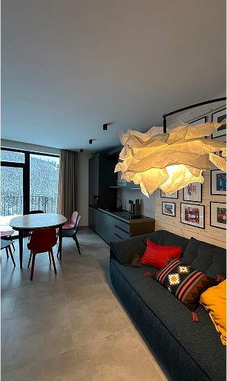 Chalet Panorama Apart - Апаратамент 9 - Вітальня